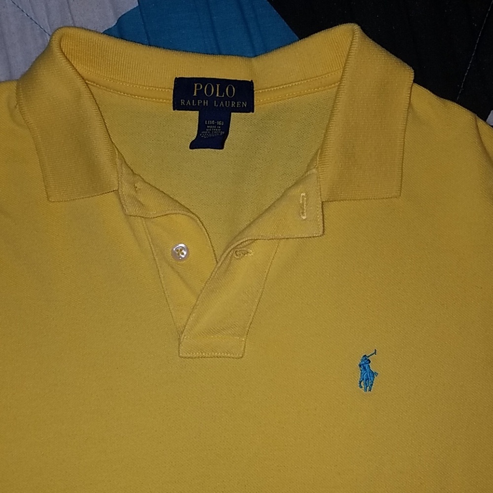 Boys polo shirt size L(14-16)